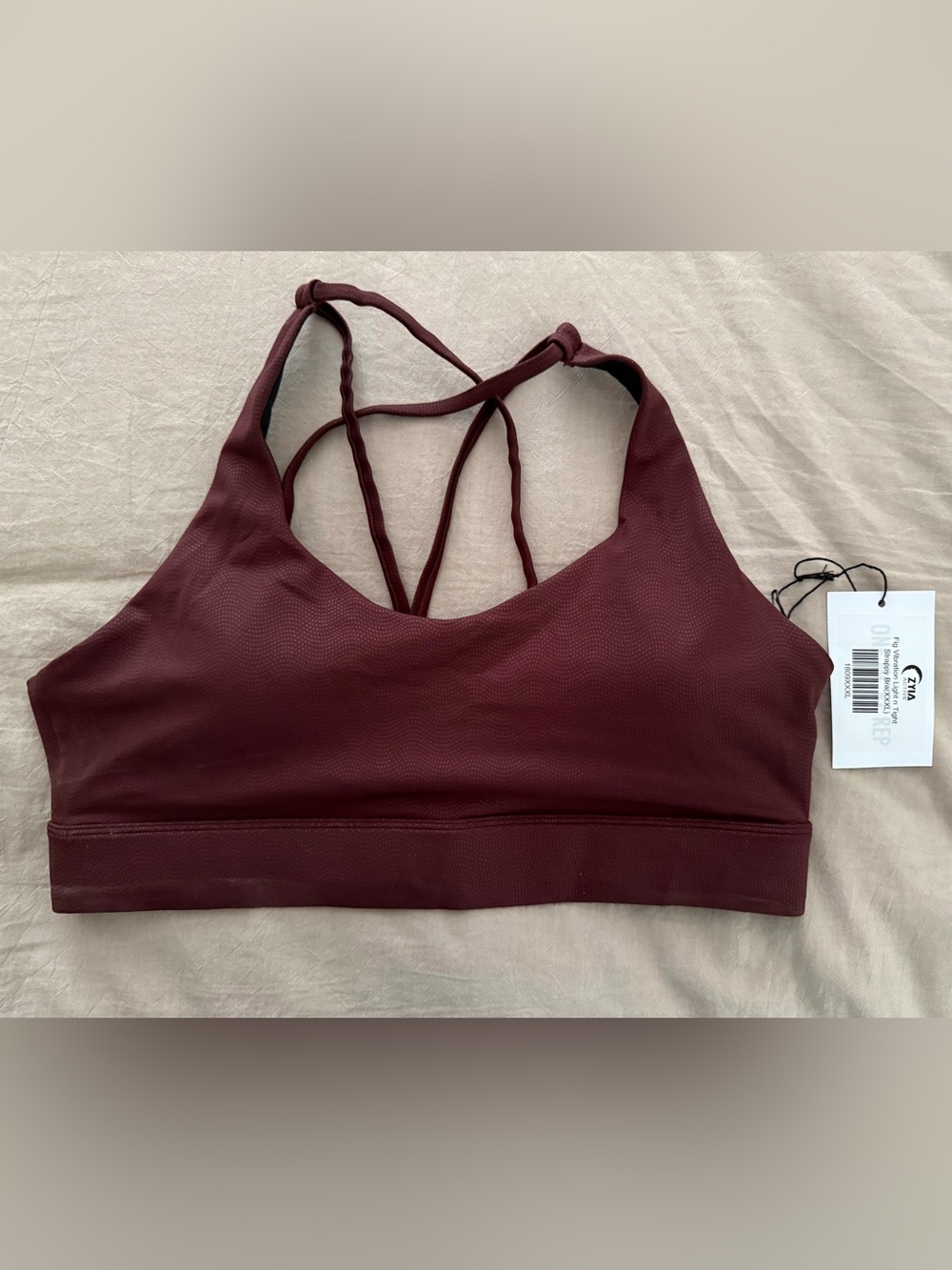 Fig Vibrations Strappy Sports Bra